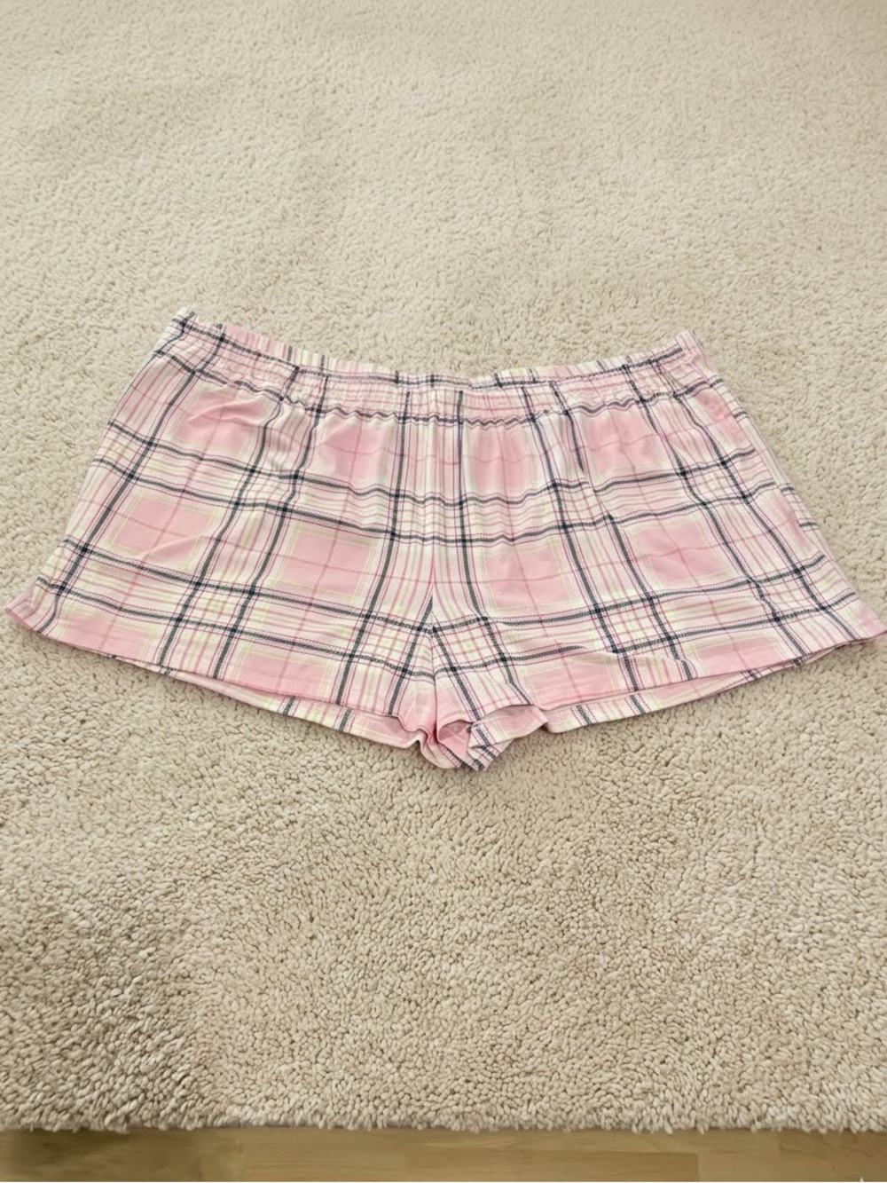 JoySpun Coffee Tank & Plaid Shorts Pajama Set XL - Picture 9 of 10